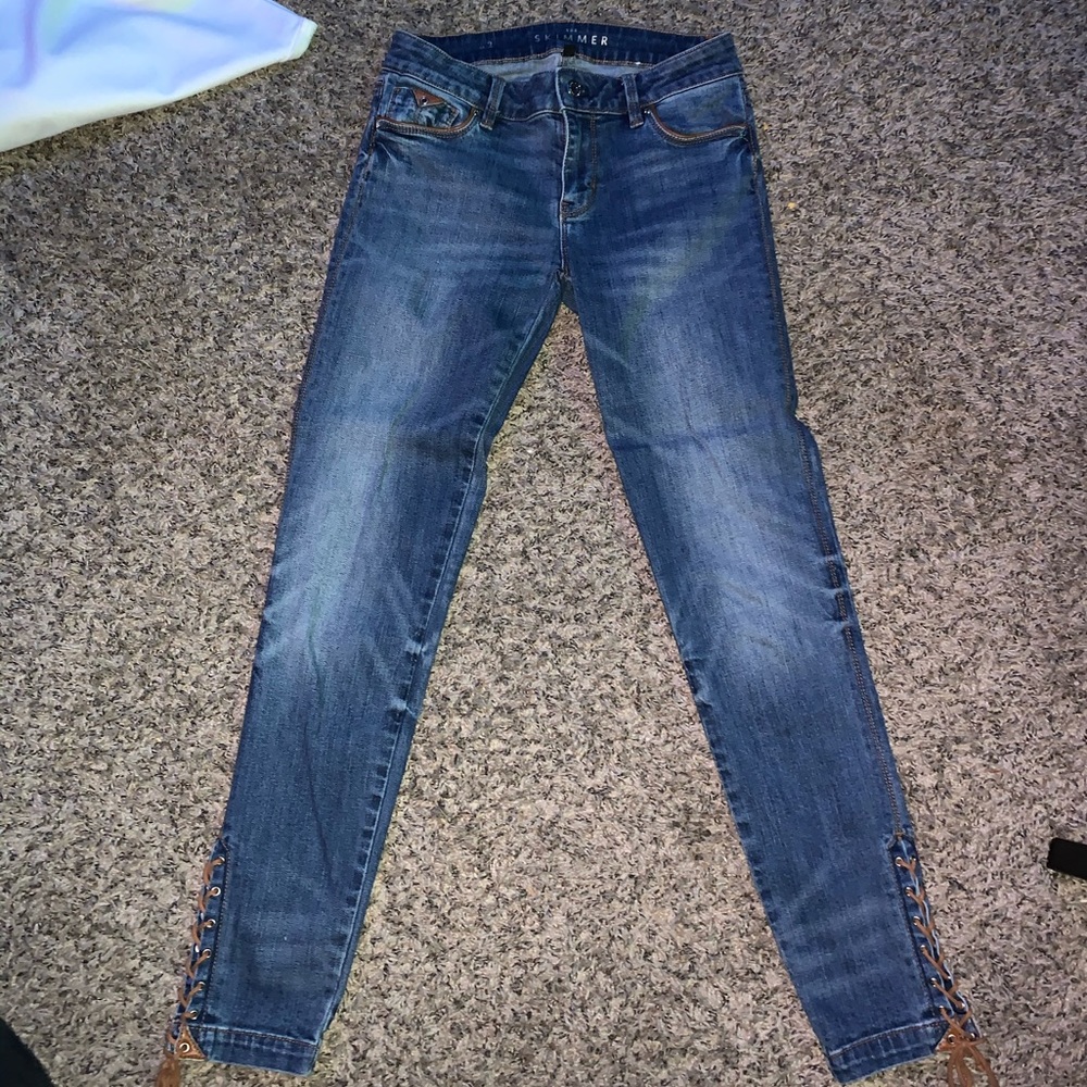 Comfy ankle detailed jeans!